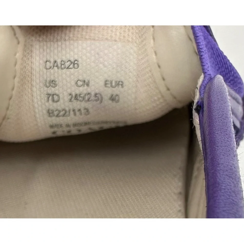 Coach Men's‎ Signature C Monogram Slip On Canvas Sneakers Blue Purple Size 7D - Picture 8 of 8